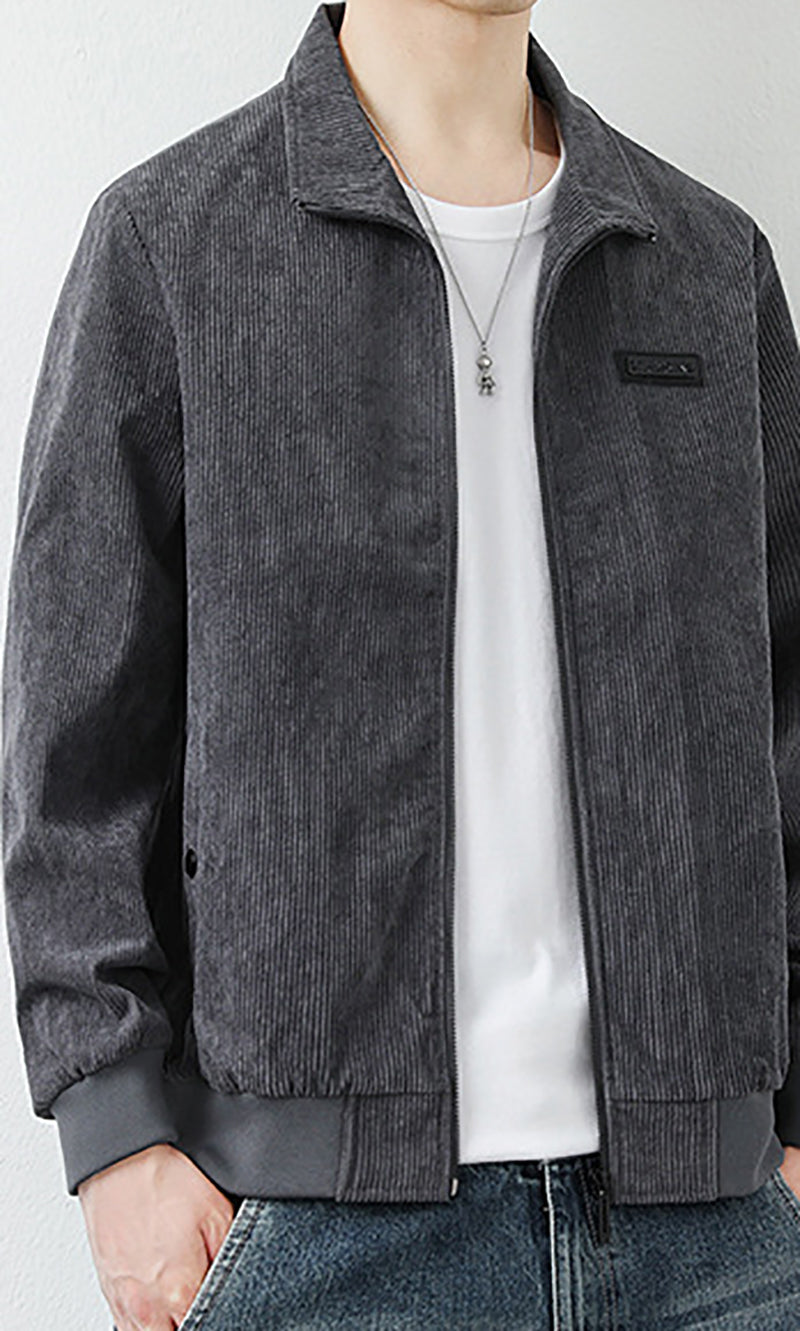 Men Lightweight Open Front Jacket