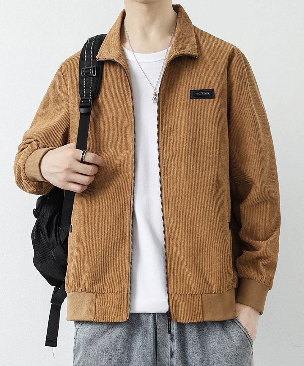 Men Lightweight Open Front Jacket