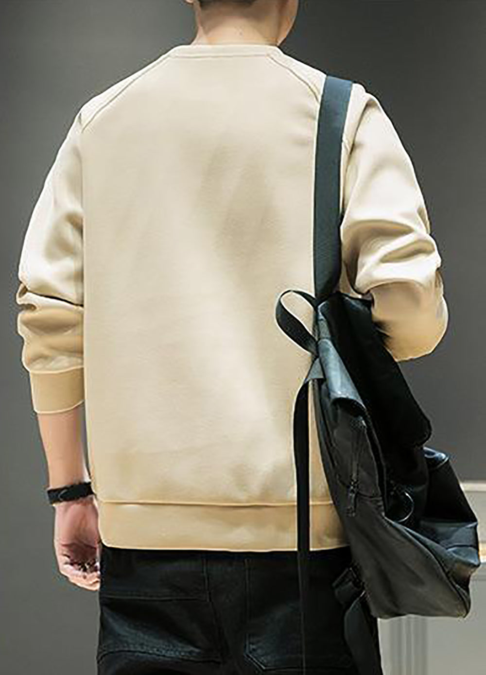 Men Round Neck Regular Regular Sweatshirt