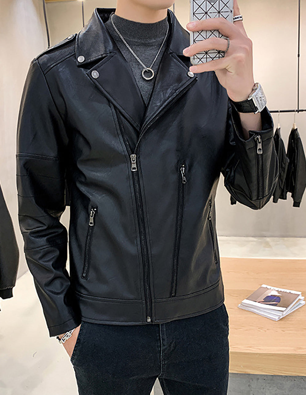 Men Leather Jacket