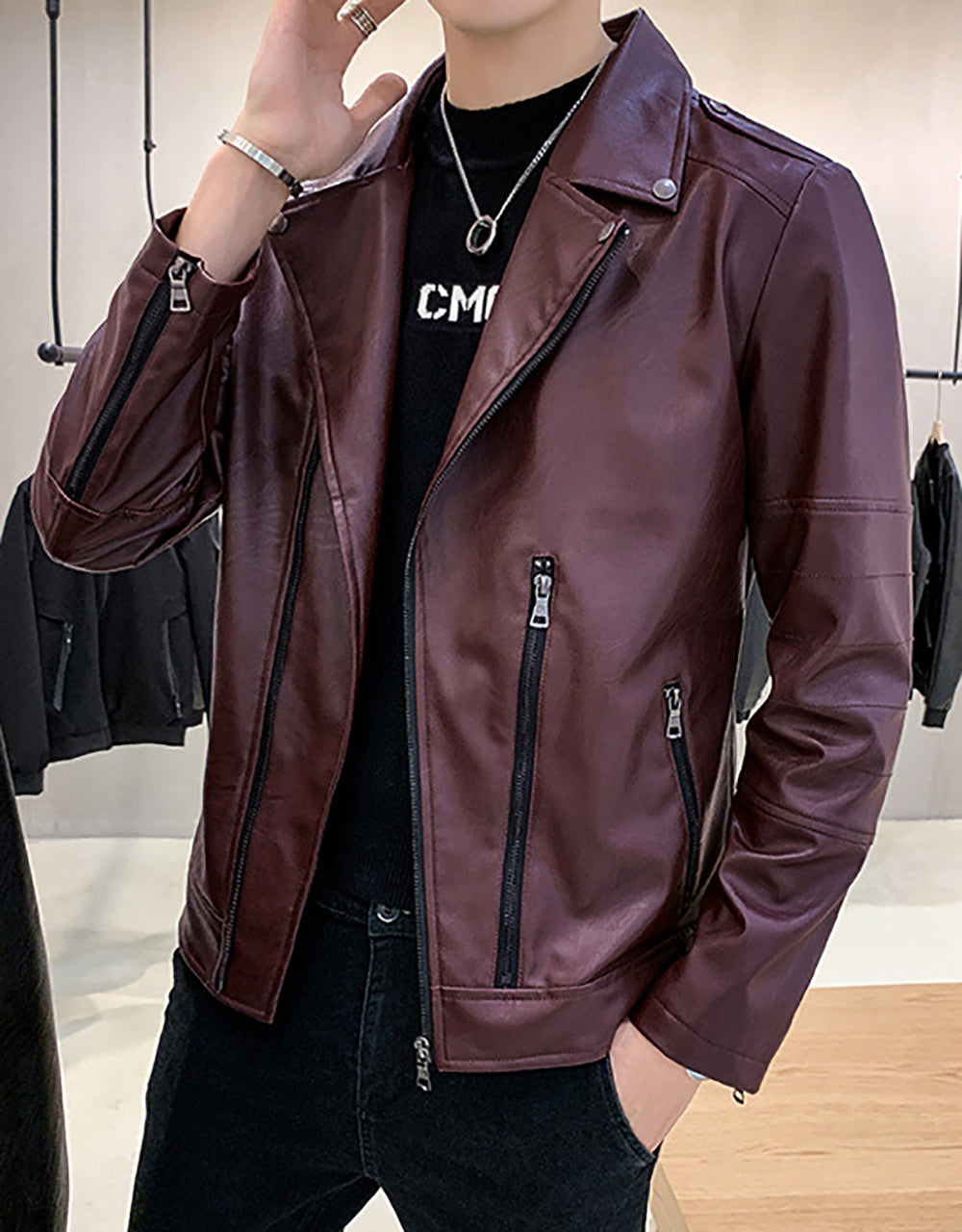 Men Leather Jacket
