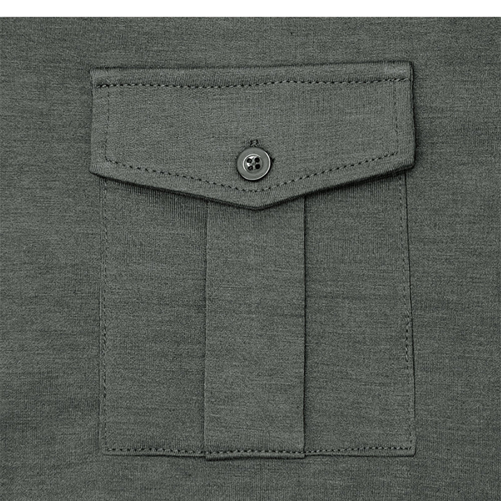 Men Polo Collar T-shirt