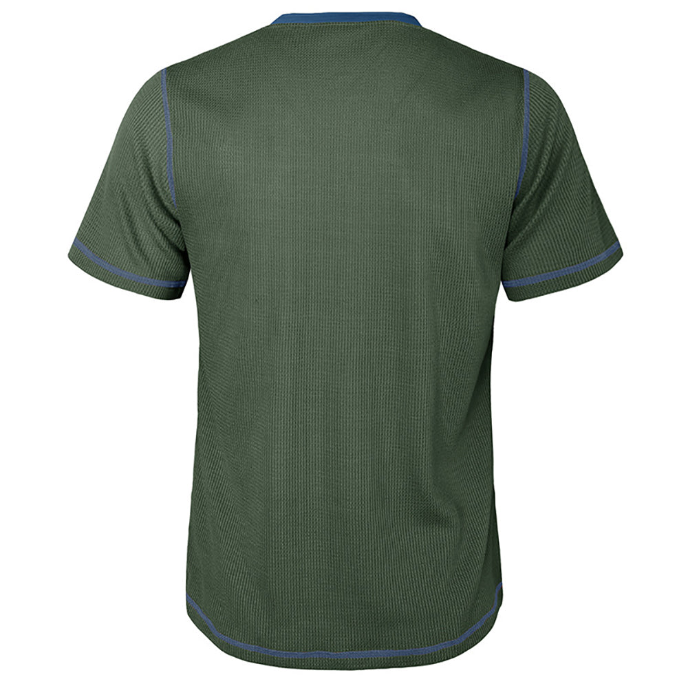 Men Henley Neck T-shirt