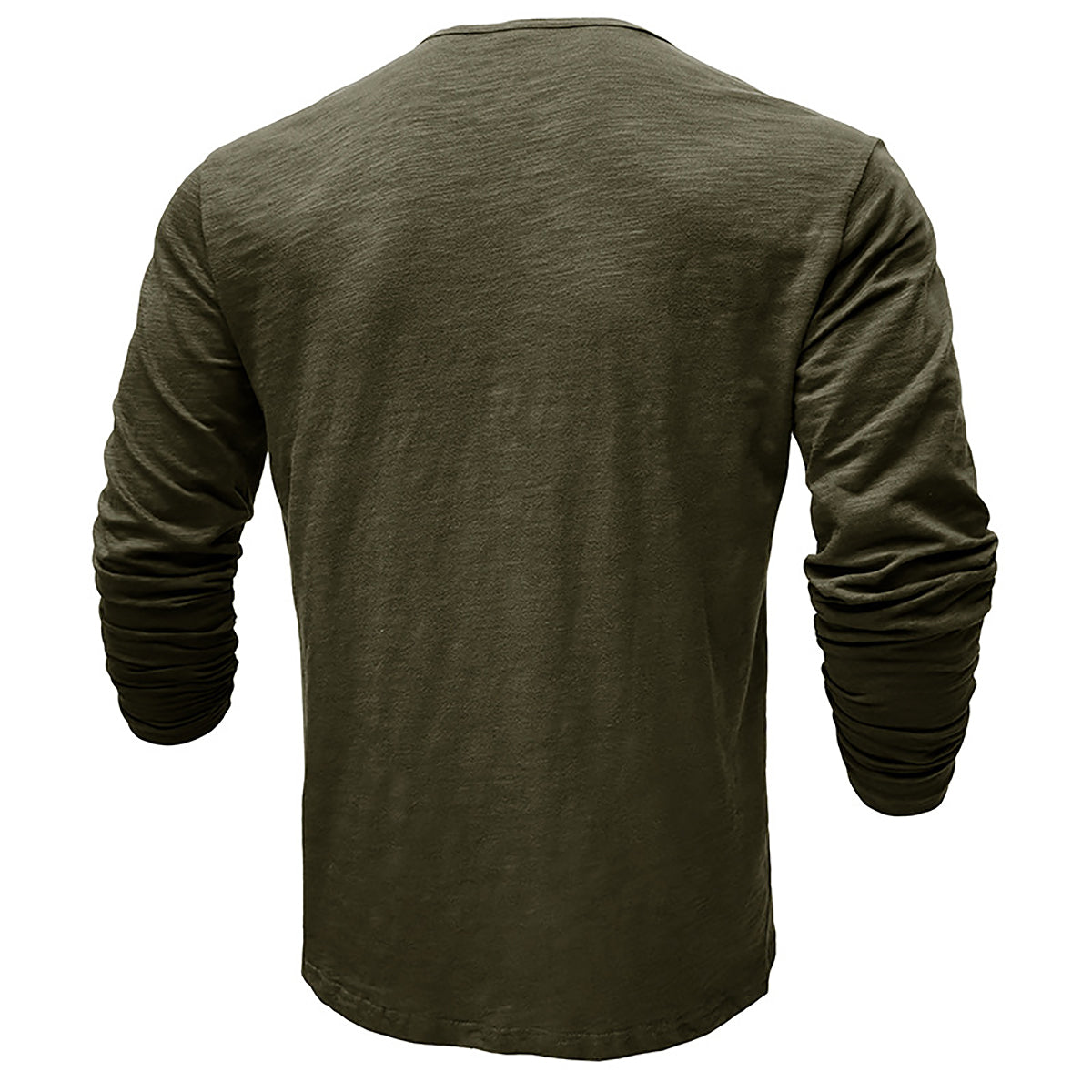Men Solid Henley Neck T-shirt