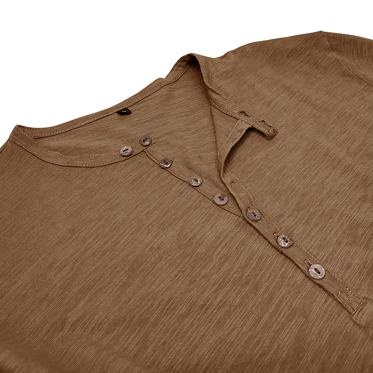 Men Solid Henley Neck T-shirt