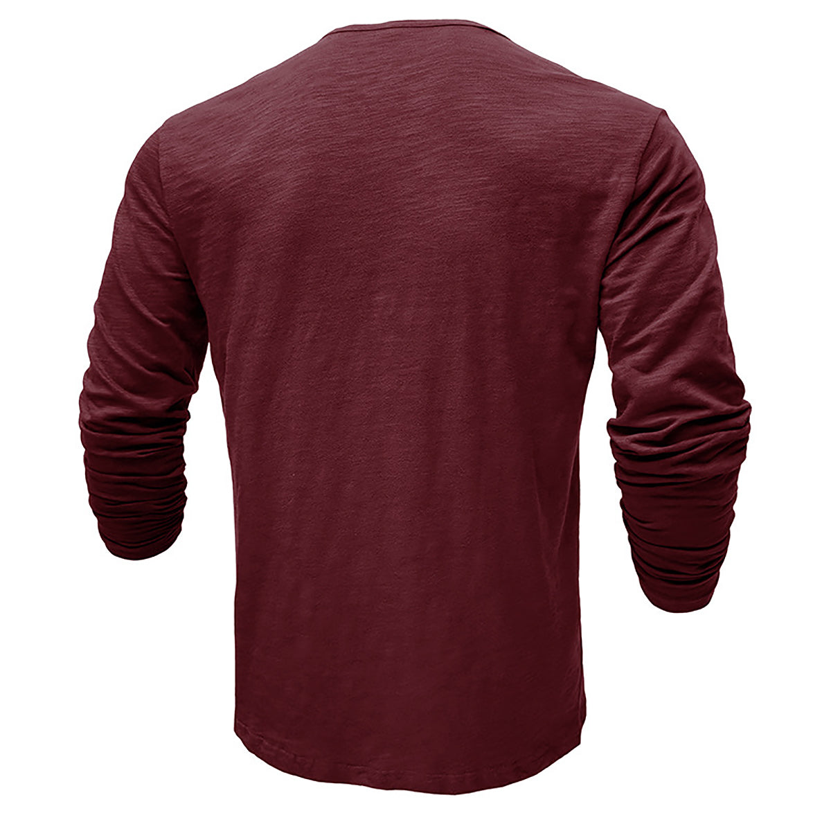 Men Solid Henley Neck T-shirt