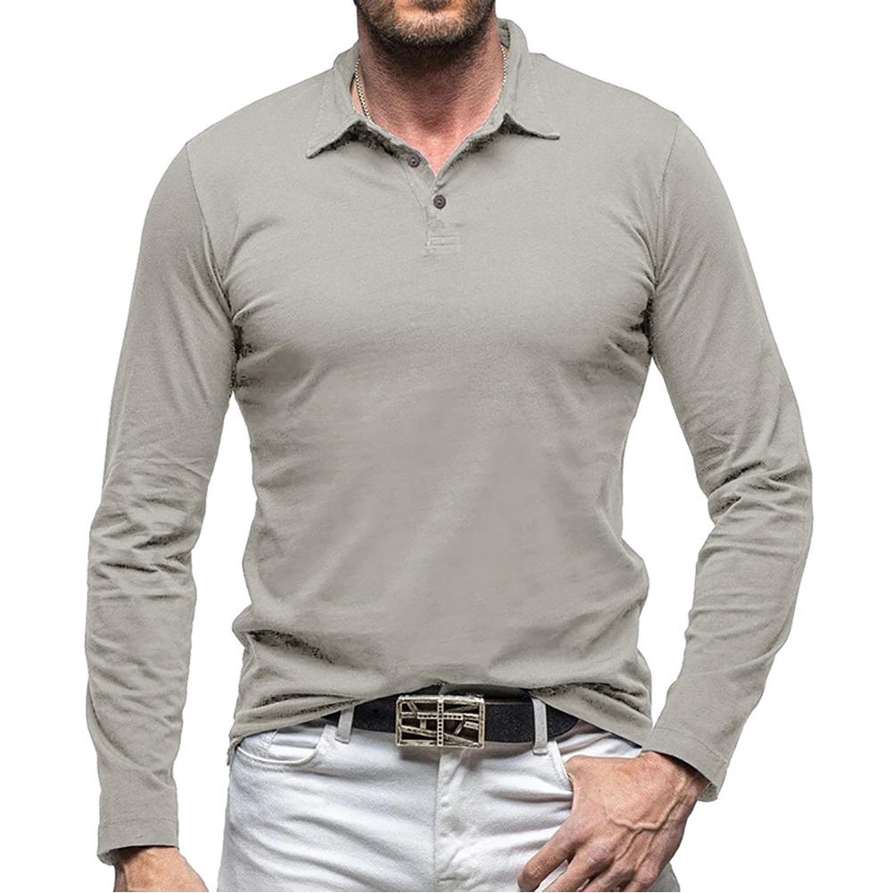 Men Polo Collar T-shirt