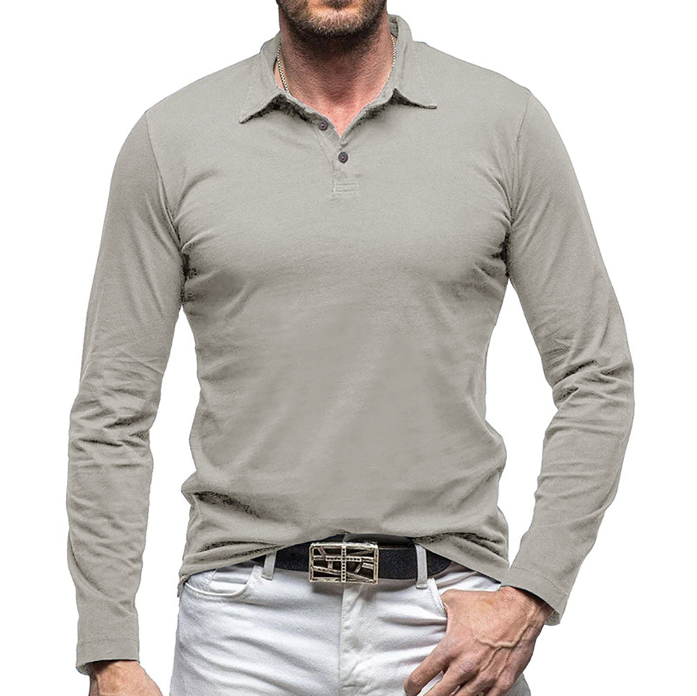 Men Polo Collar T-shirt