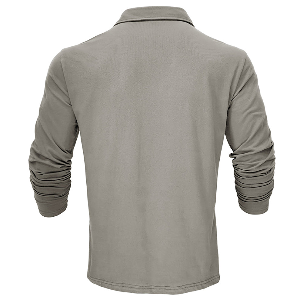 Men Polo Collar T-shirt