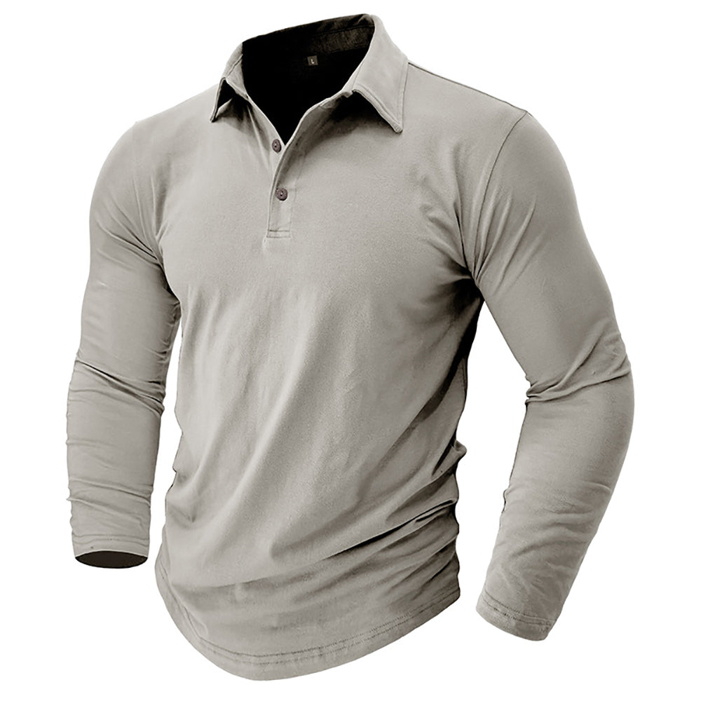 Men Polo Collar T-shirt