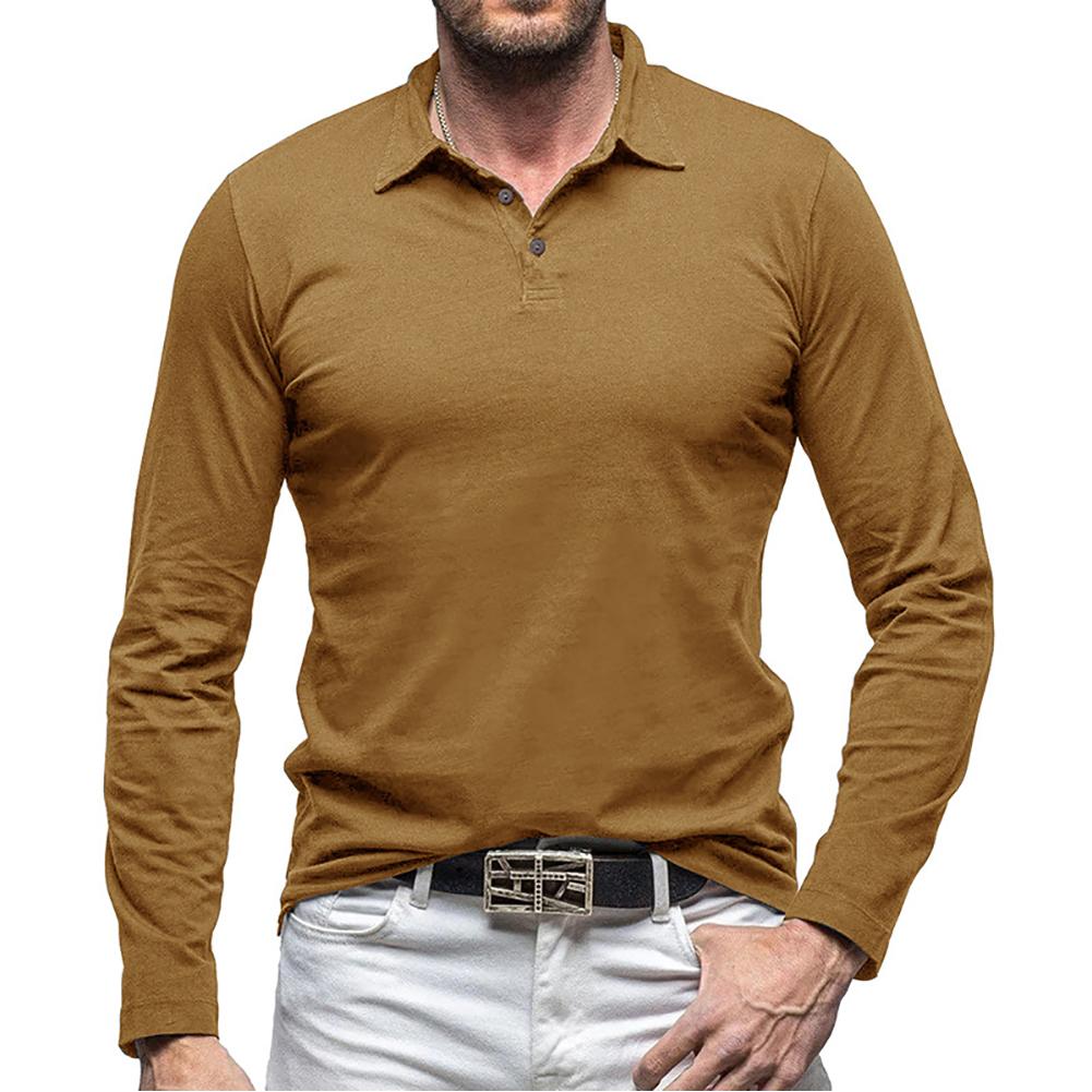 Men Polo Collar T-shirt