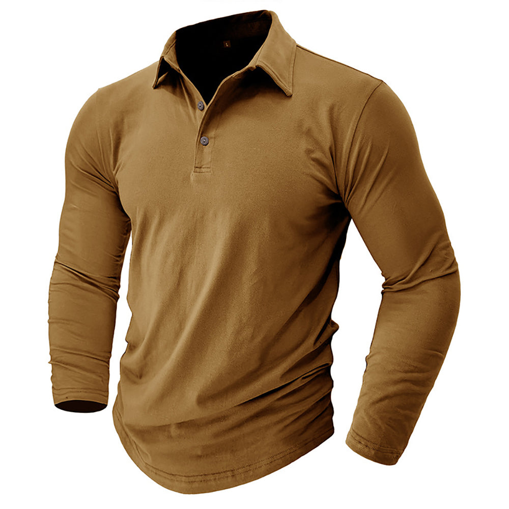 Men Polo Collar T-shirt