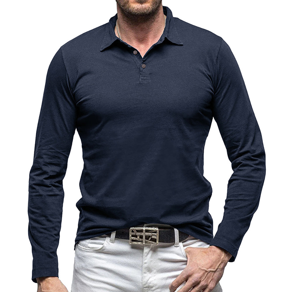 Men Polo Collar T-shirt