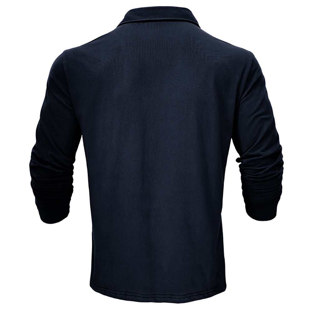 Men Polo Collar T-shirt