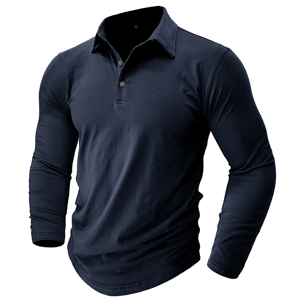 Men Polo Collar T-shirt
