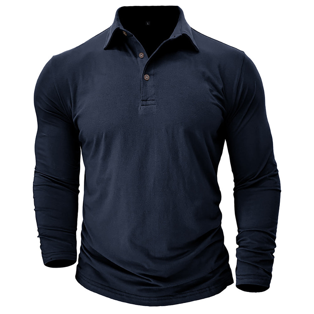 Men Polo Collar T-shirt