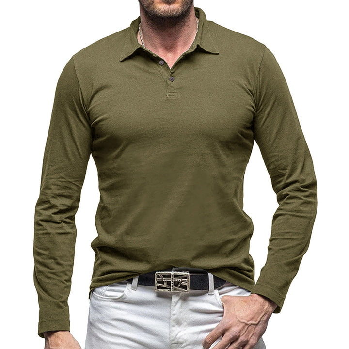 Men Polo Collar T-shirt