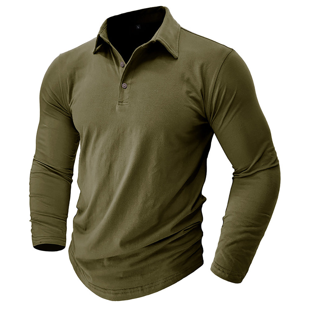 Men Polo Collar T-shirt