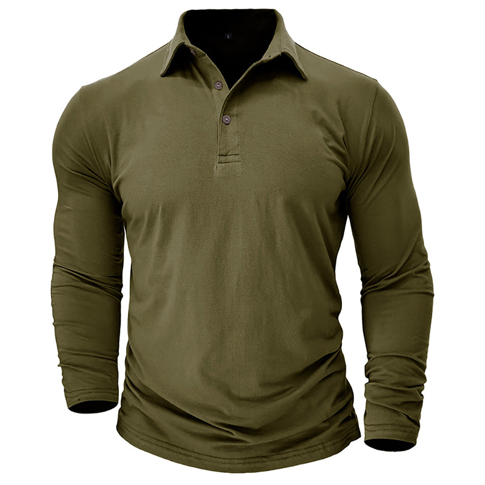 Men Polo Collar T-shirt