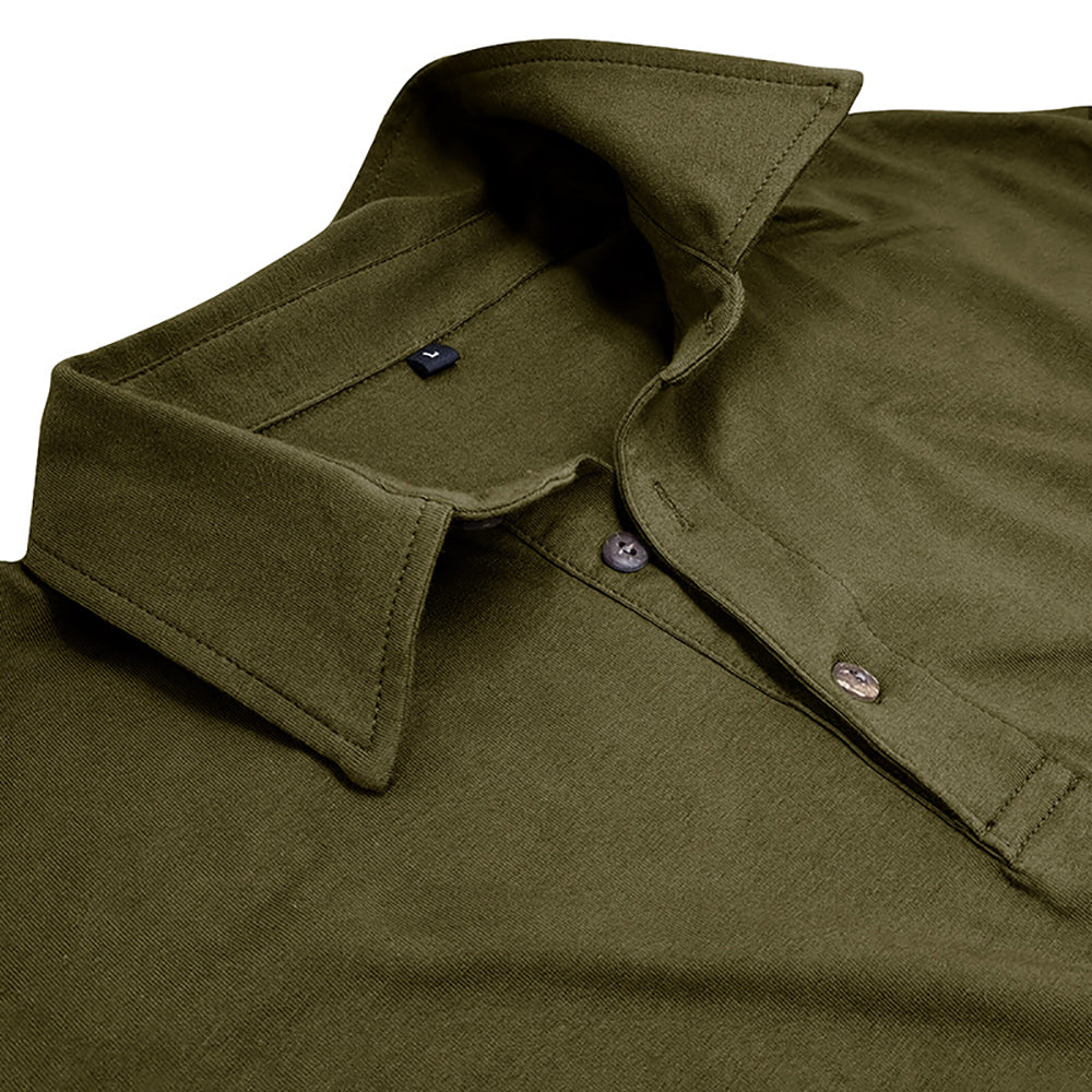 Men Polo Collar T-shirt