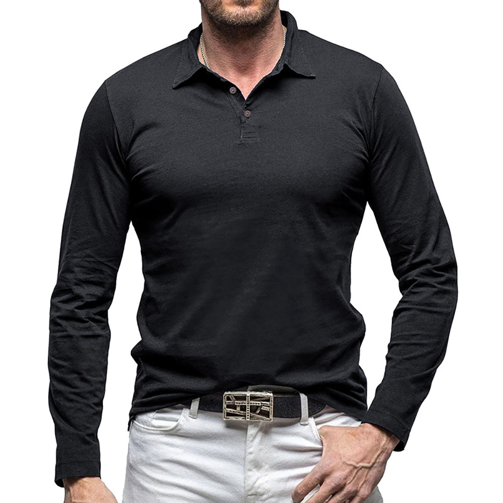 Men Polo Collar T-shirt
