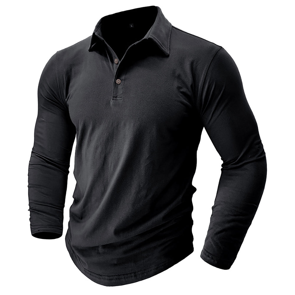 Men Polo Collar T-shirt