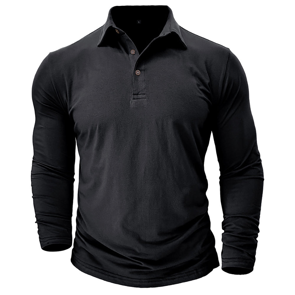 Men Polo Collar T-shirt