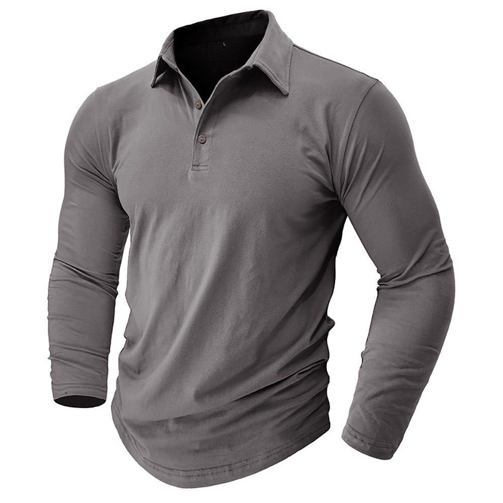Men Polo Collar T-shirt