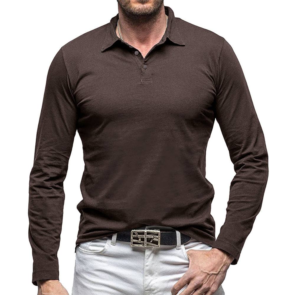 Men Polo Collar T-shirt