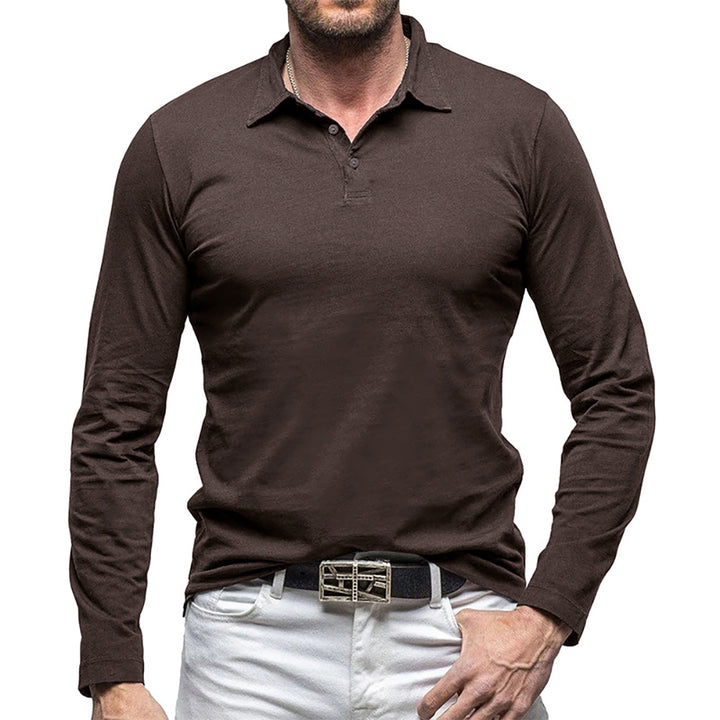 Men Polo Collar T-shirt
