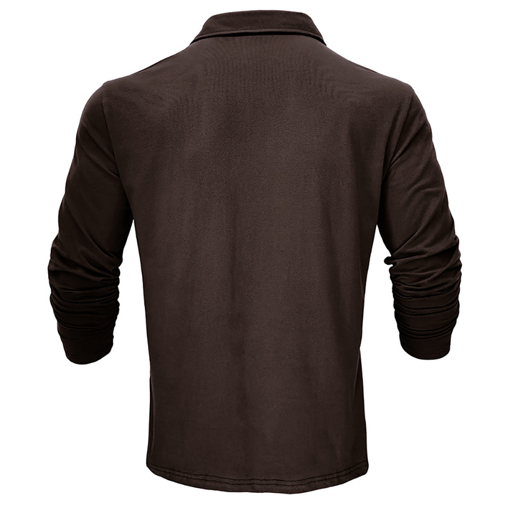 Men Polo Collar T-shirt