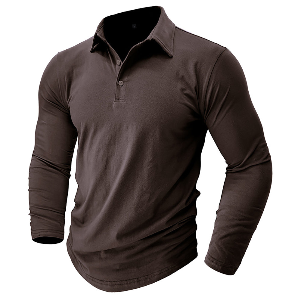 Men Polo Collar T-shirt