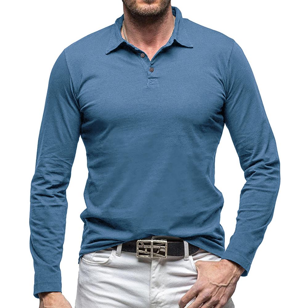 Men Polo Collar T-shirt