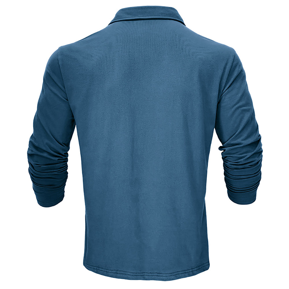 Men Polo Collar T-shirt