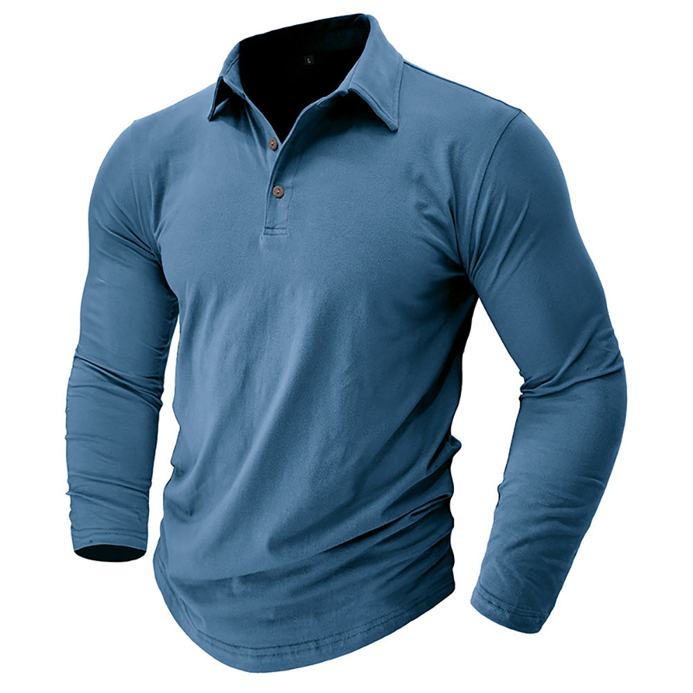 Men Polo Collar T-shirt