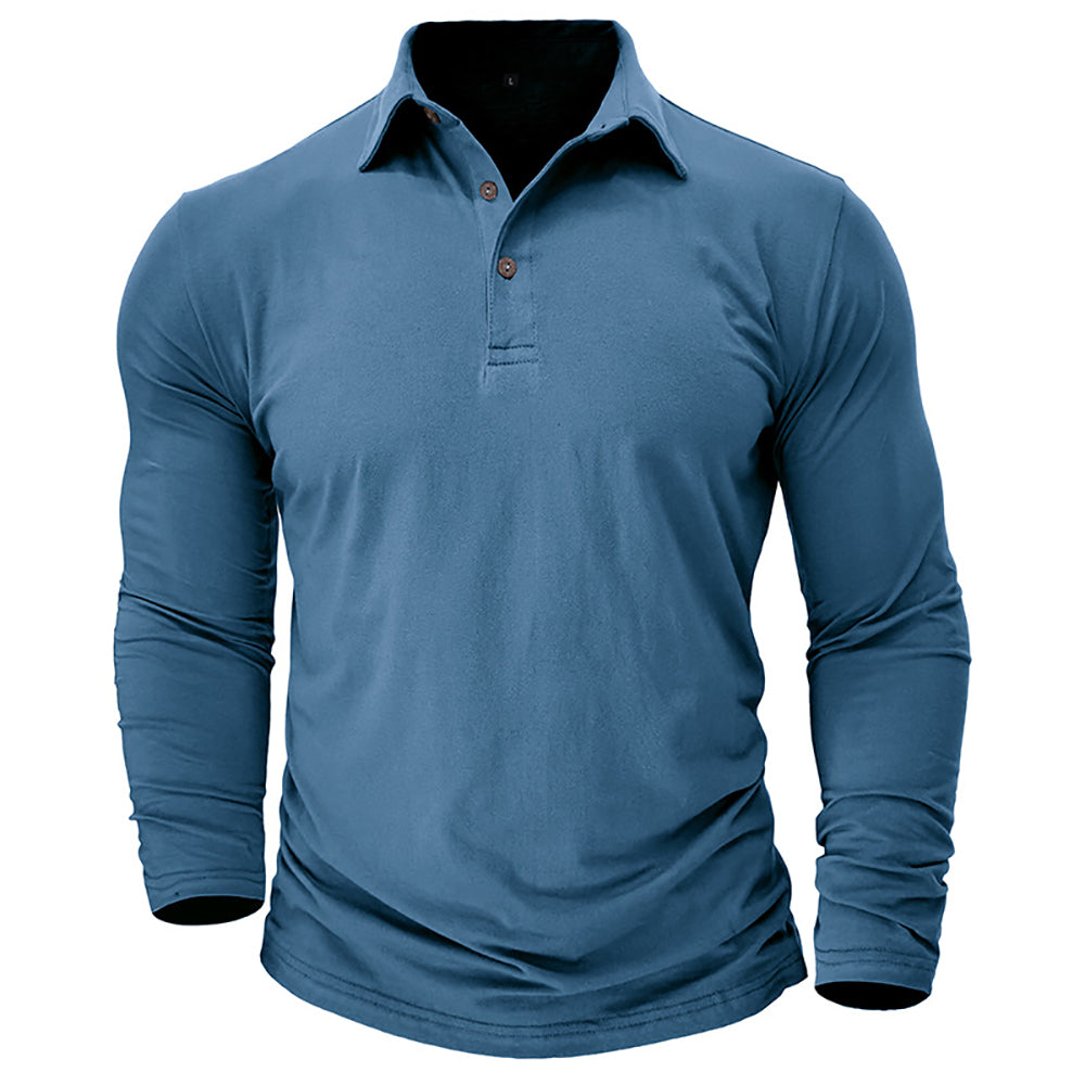 Men Polo Collar T-shirt