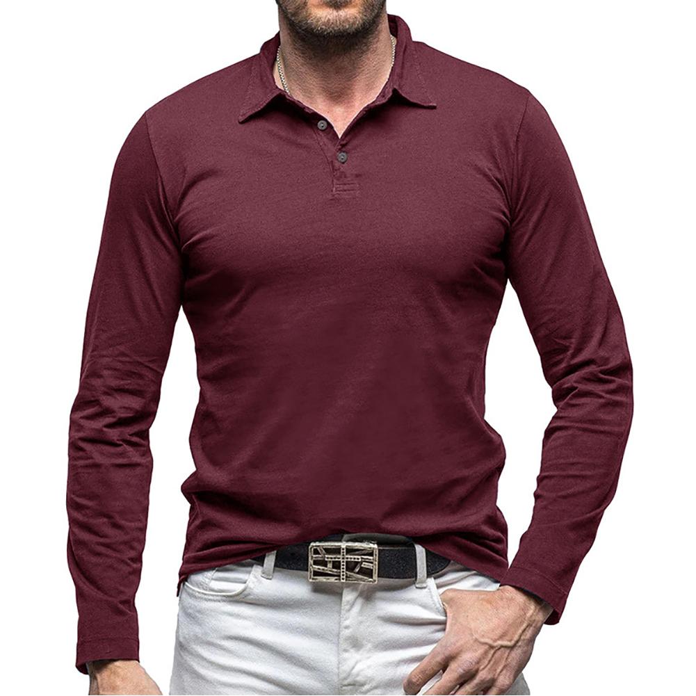 Men Polo Collar T-shirt