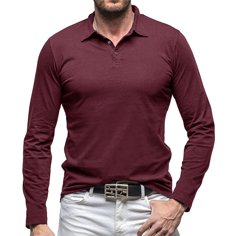Men Polo Collar T-shirt