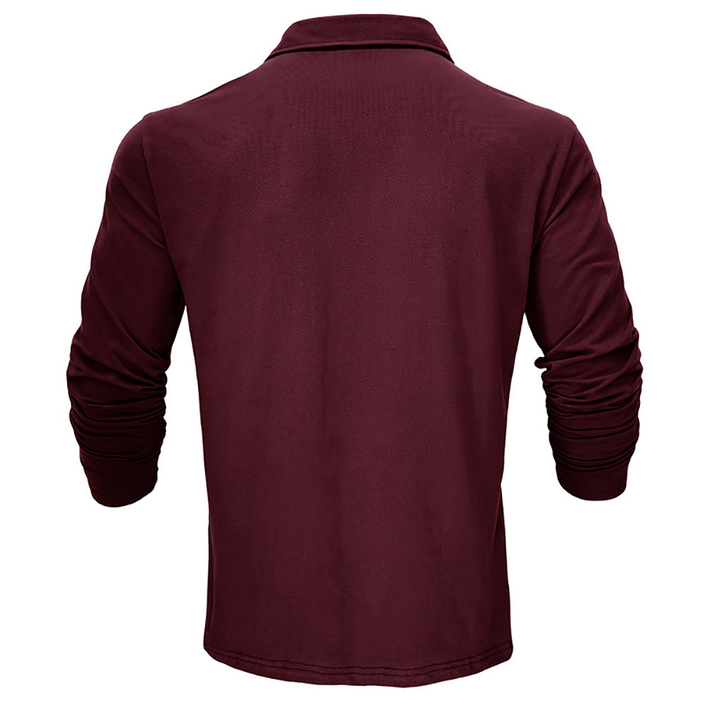 Men Polo Collar T-shirt
