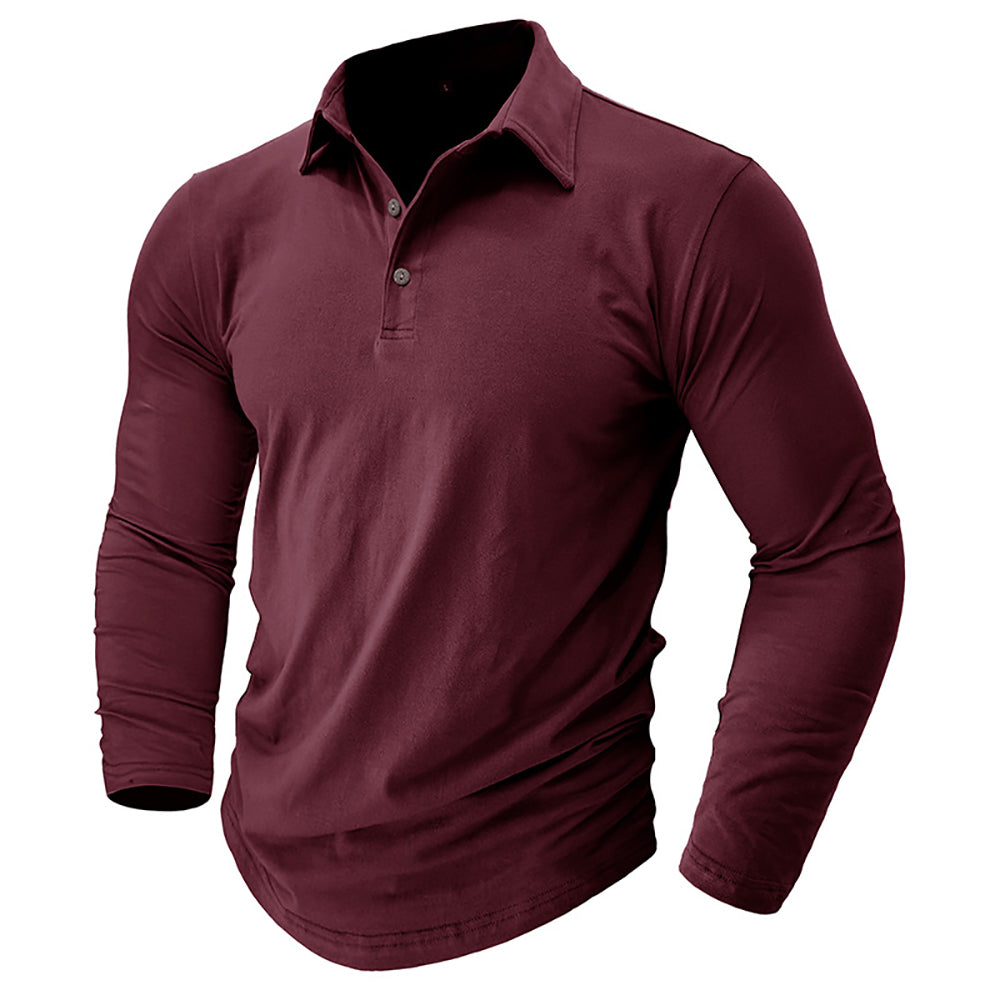 Men Polo Collar T-shirt