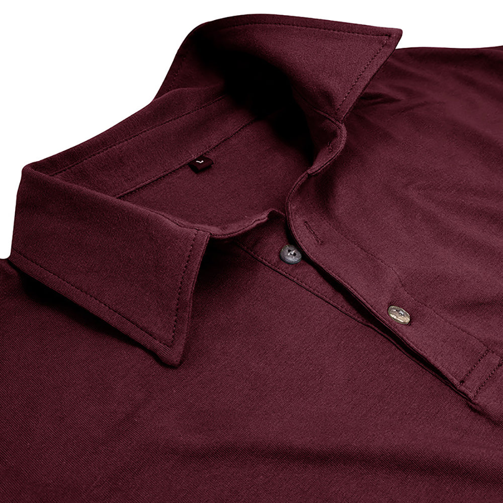 Men Polo Collar T-shirt