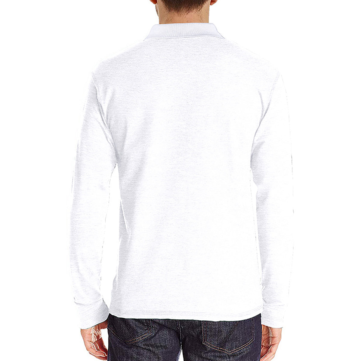 Men Solid Polo Collar Cotton T-shirt