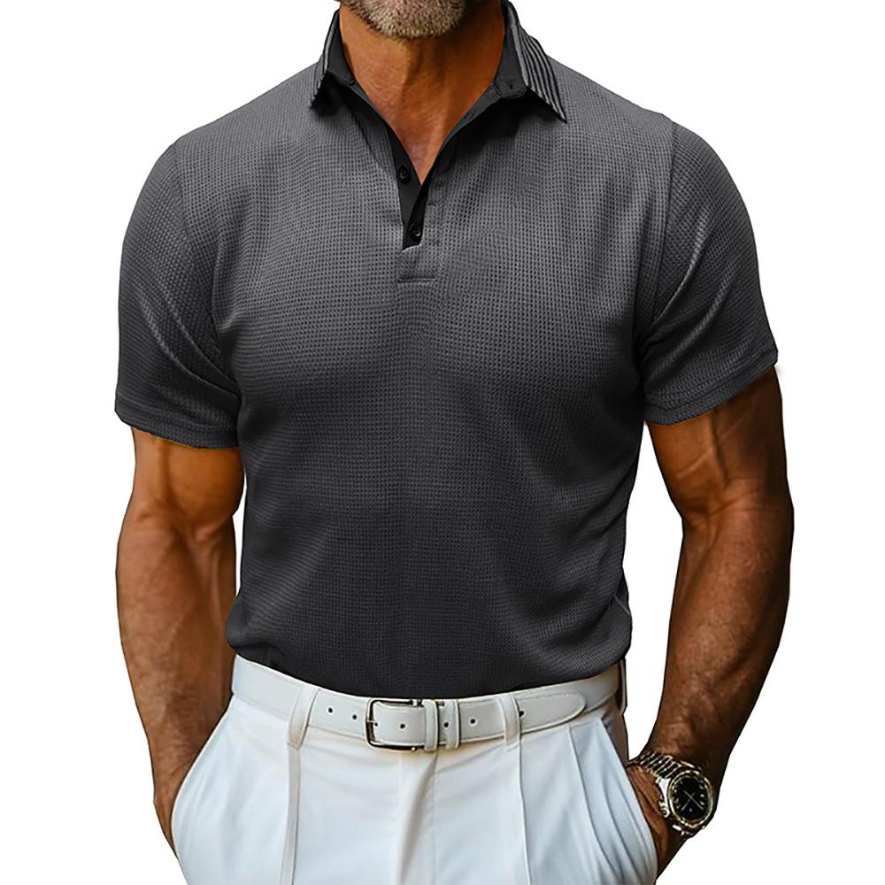 Men Polo Collar T-shirt