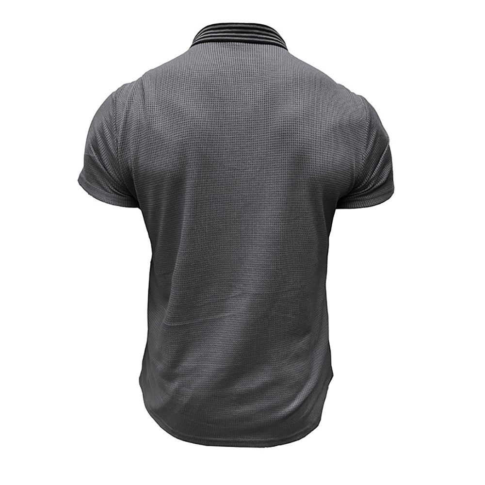 Men Polo Collar T-shirt