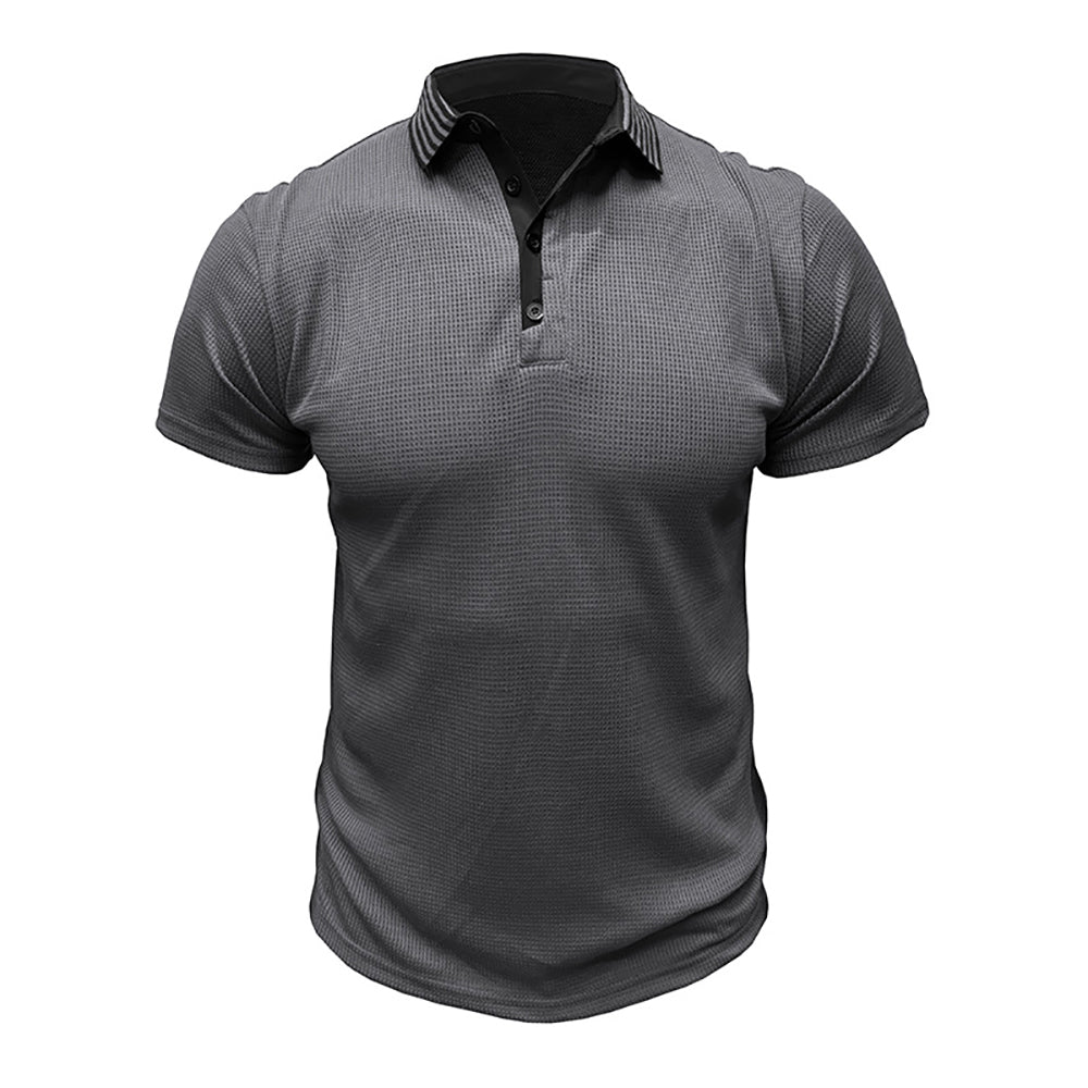 Men Polo Collar T-shirt