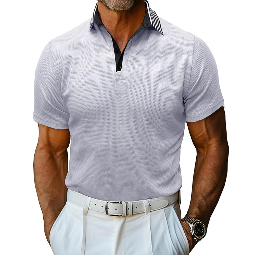 Men Polo Collar T-shirt