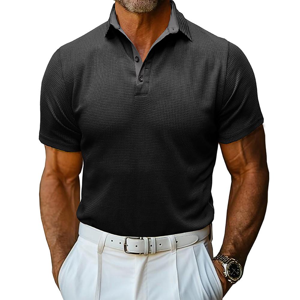 Men Polo Collar T-shirt