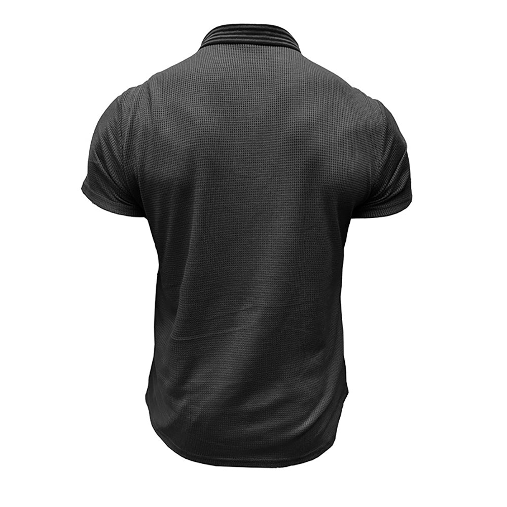 Men Polo Collar T-shirt