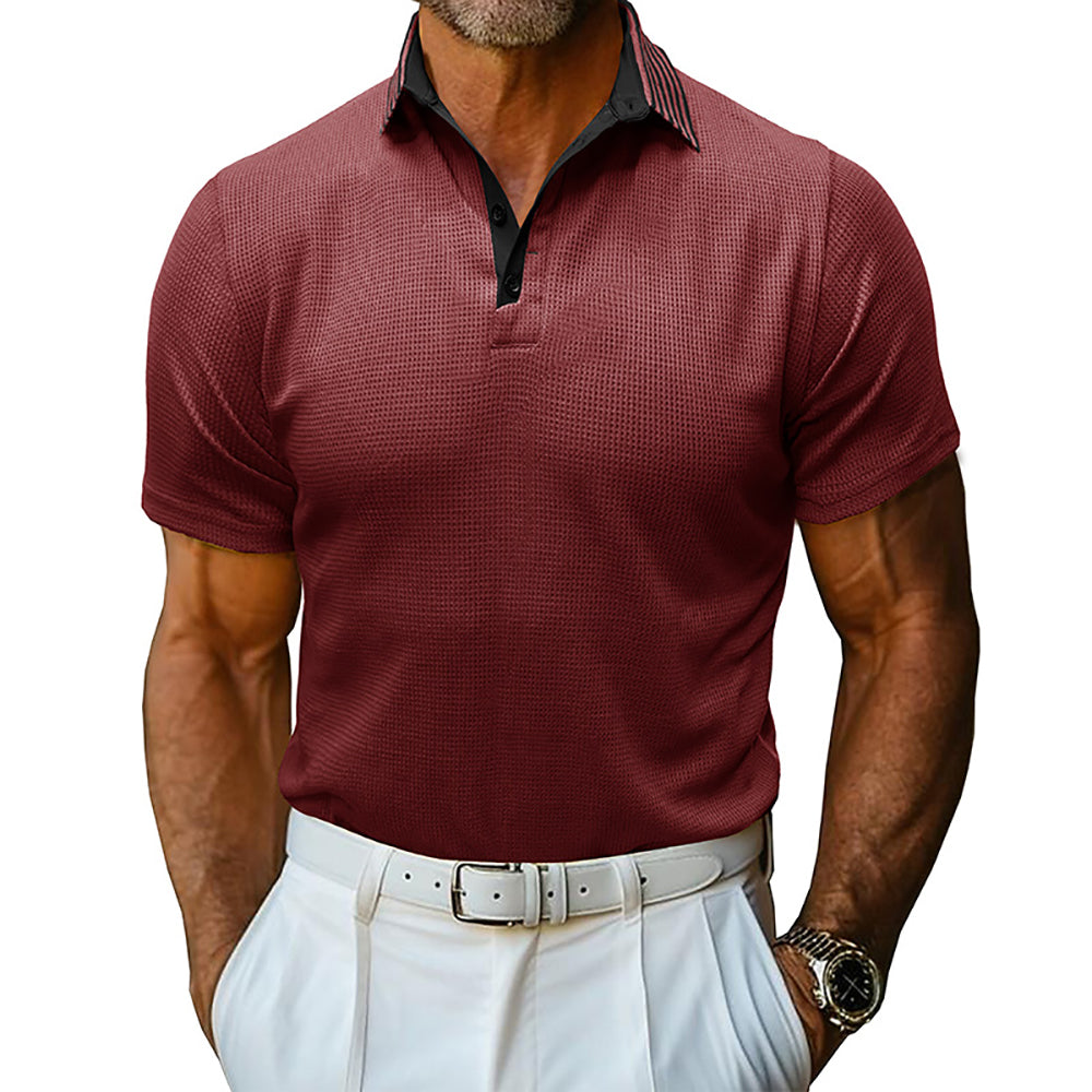 Men Polo Collar T-shirt