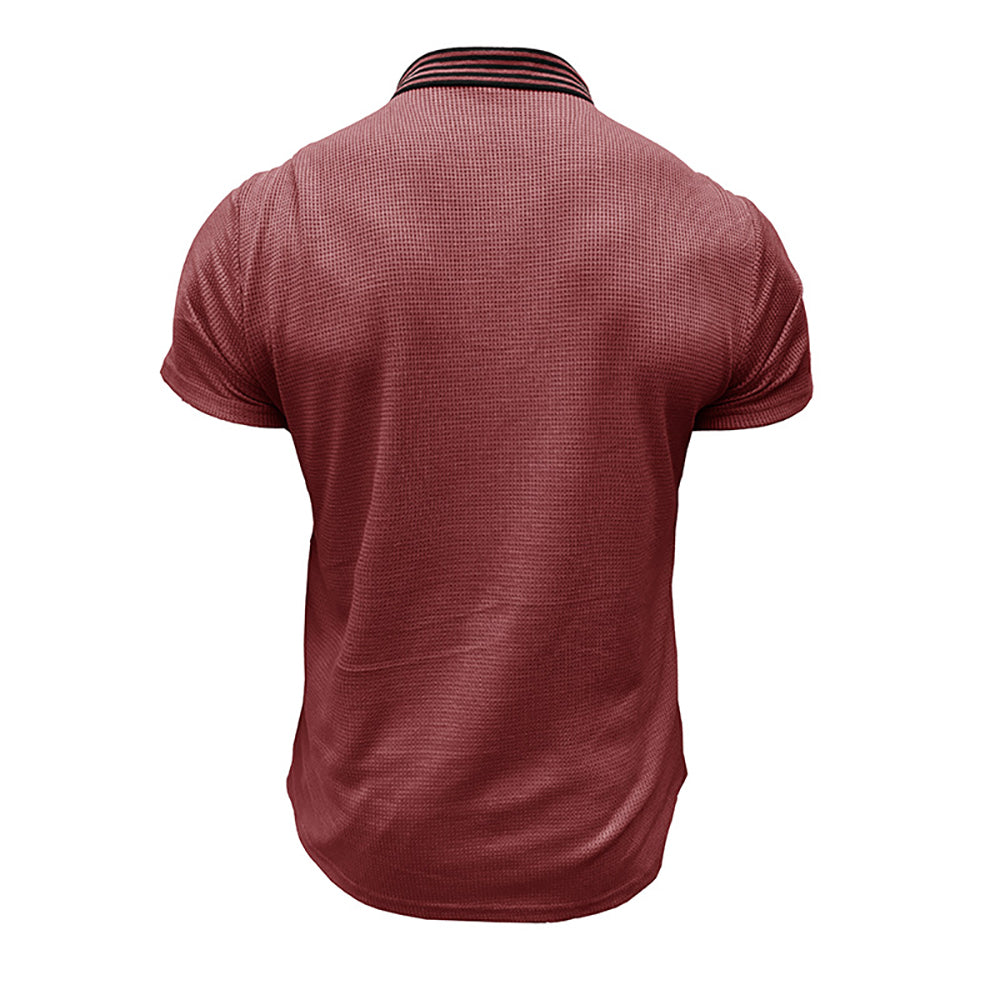 Men Polo Collar T-shirt